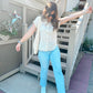 Oatmeal Button Down Top