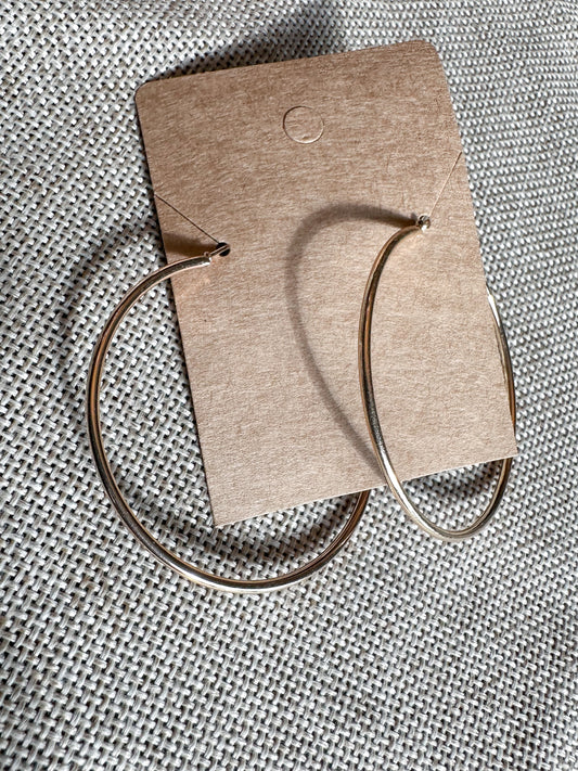 Simple Gold Hoops