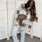 Mocha Blue Plaid Jacket