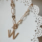 Chunky Chain Initial Necklace
