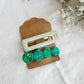 Green Hair Clips