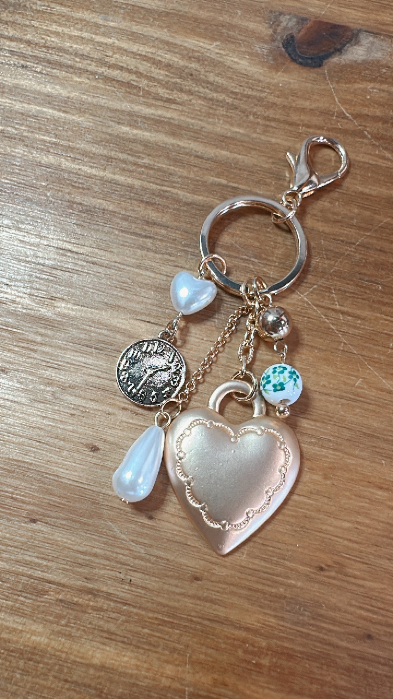 Pearl Drop Keychain