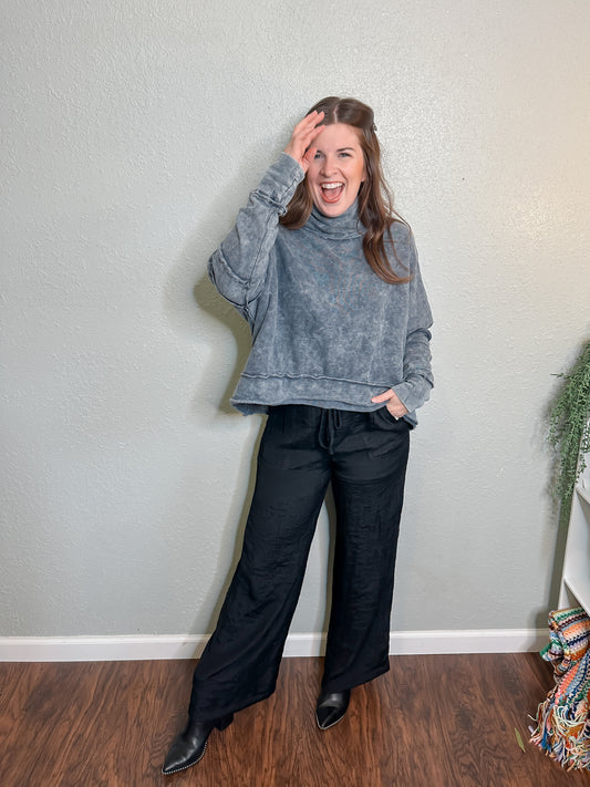 Black Wide Leg Pants