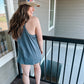 Dusty Blue Romper