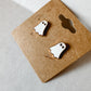Ghost Stud Earrings