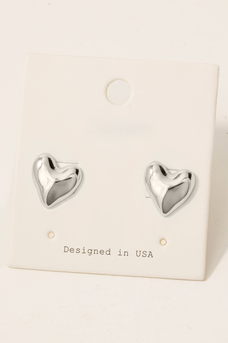 Heart Studs (Two Colors)