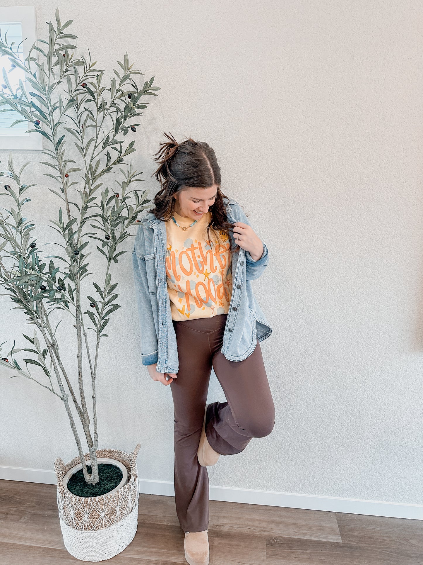 Motherhood Polka Dot Tee
