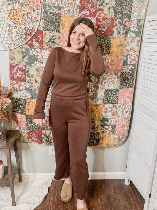 Elastic Waist Jersey Pants