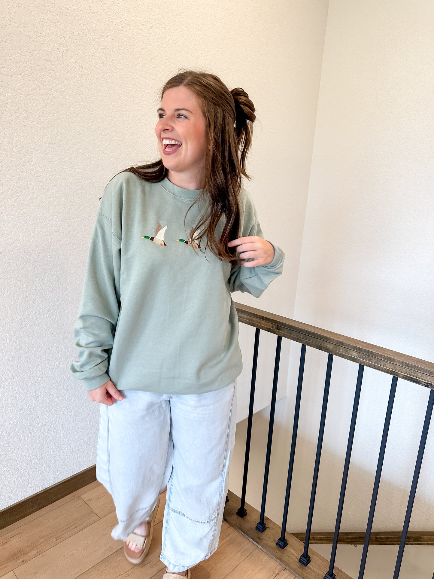 Mallard Embroidered Sweatshirt
