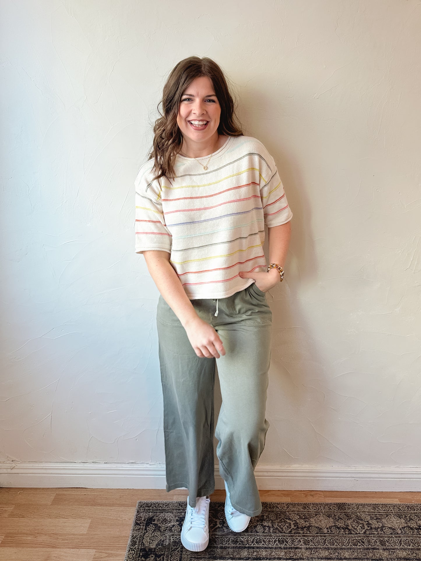 Rainbow Stripe Sweater