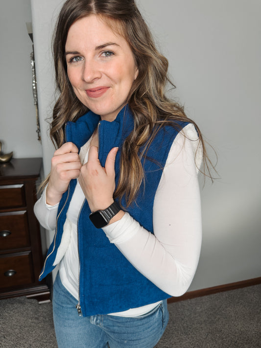 Puffer Corduroy Vest