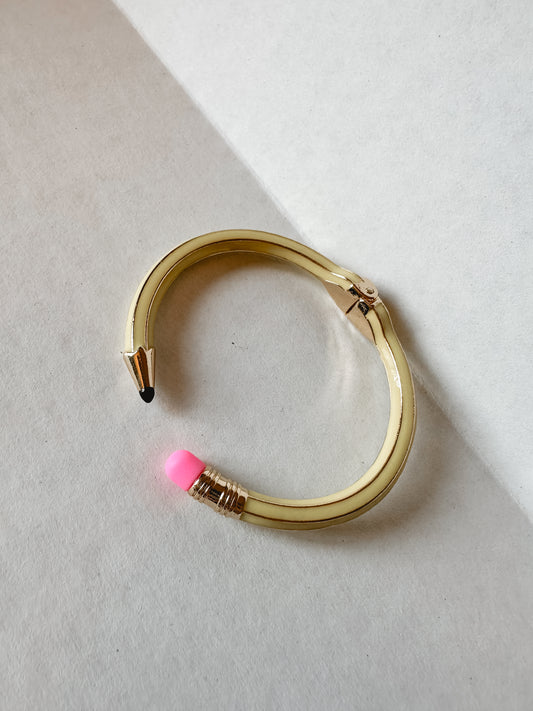 Pencil Cuff Bracelet