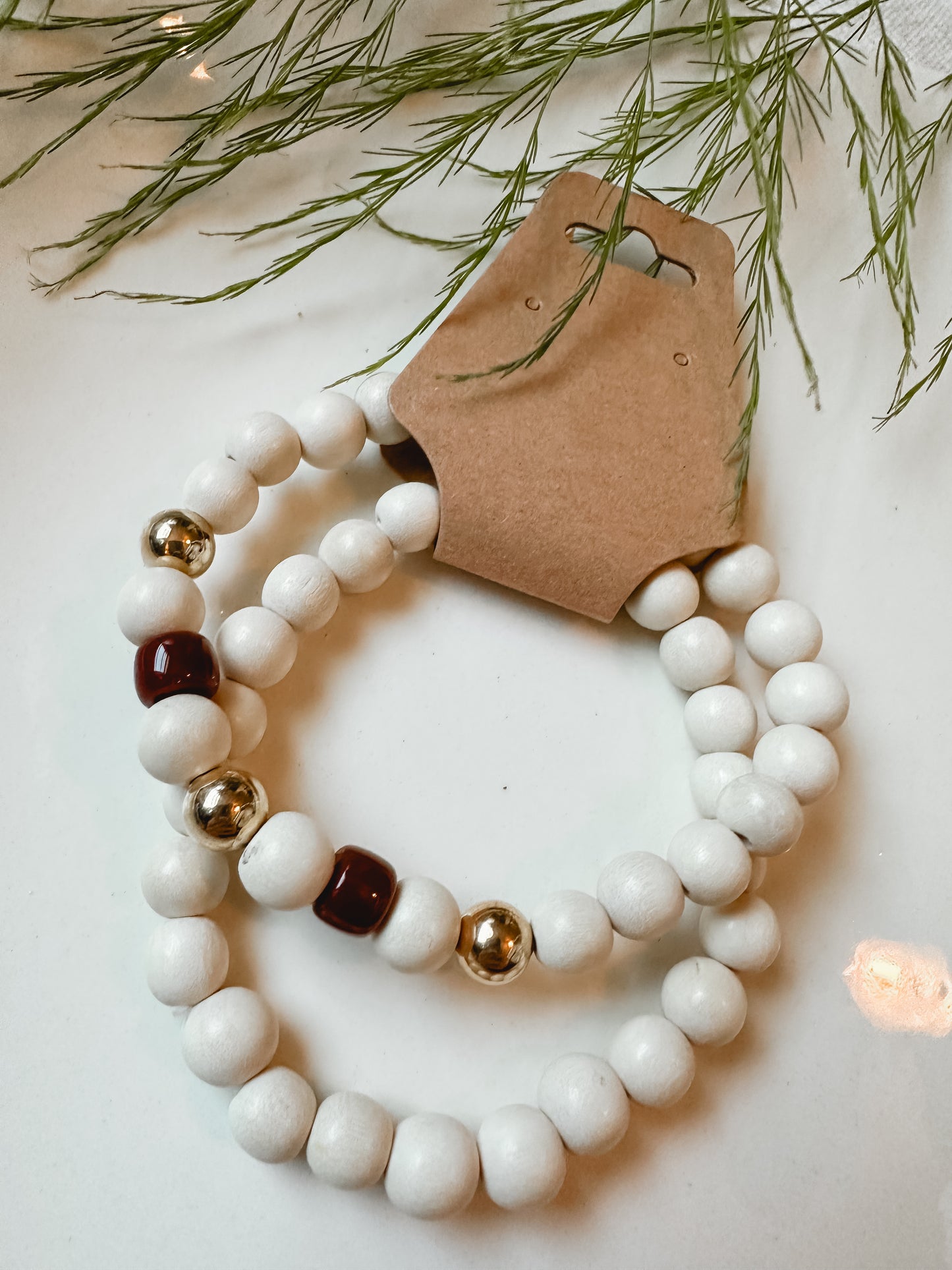 Brown Natural Bracelet Set