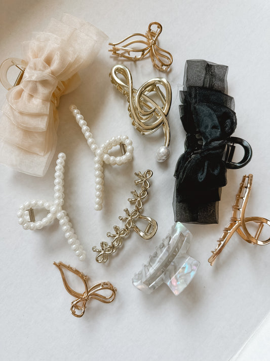 Pearl Claw Clips