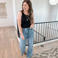Double Layered High Neck Tank (3 colors)