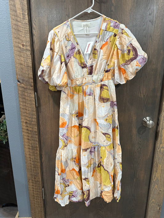 NWT Puff Sleeve Dress - Medium