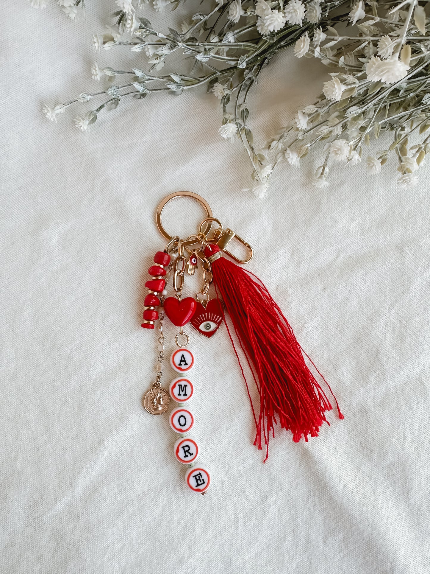 Amore Tassel Keychain