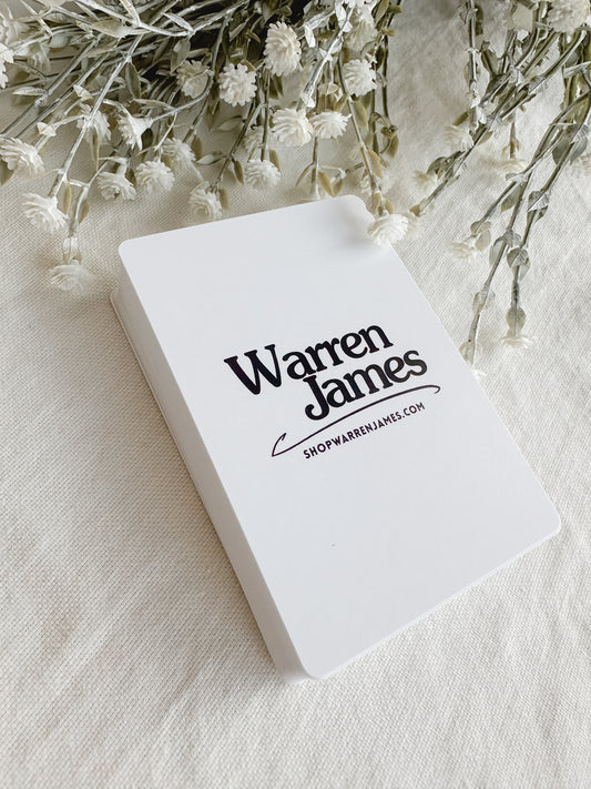 Warren James Playing Cards