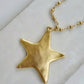 Vintage Gold Star Necklace
