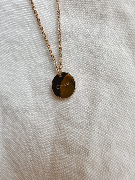 God is Greater Gold Necklace