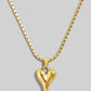 Heart Pendant Chain Necklace