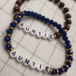 Navy Auntie Bracelet
