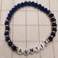 Navy Auntie Bracelet