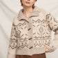 Fair Isle Toggle Sweater - PREORDER