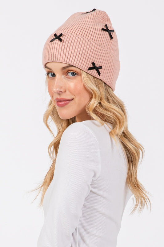 Mini Bow Beanie