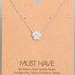 Paw Print Pave Necklace