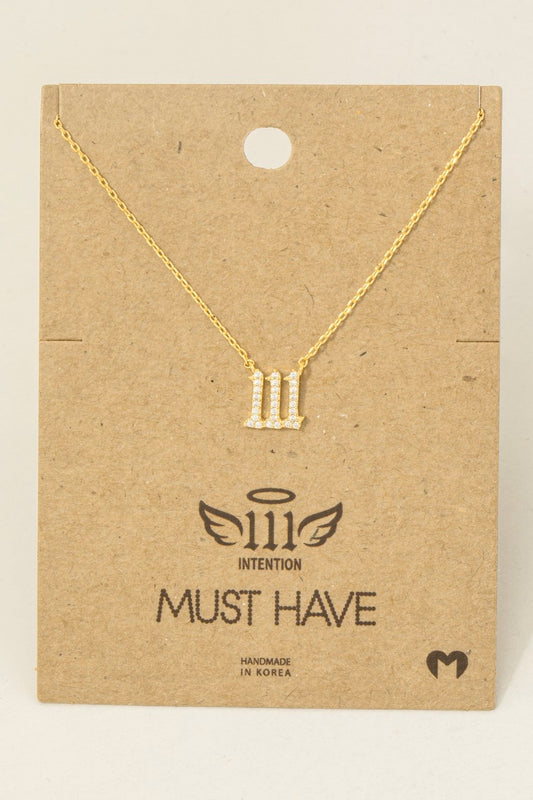 Angel Number Necklace