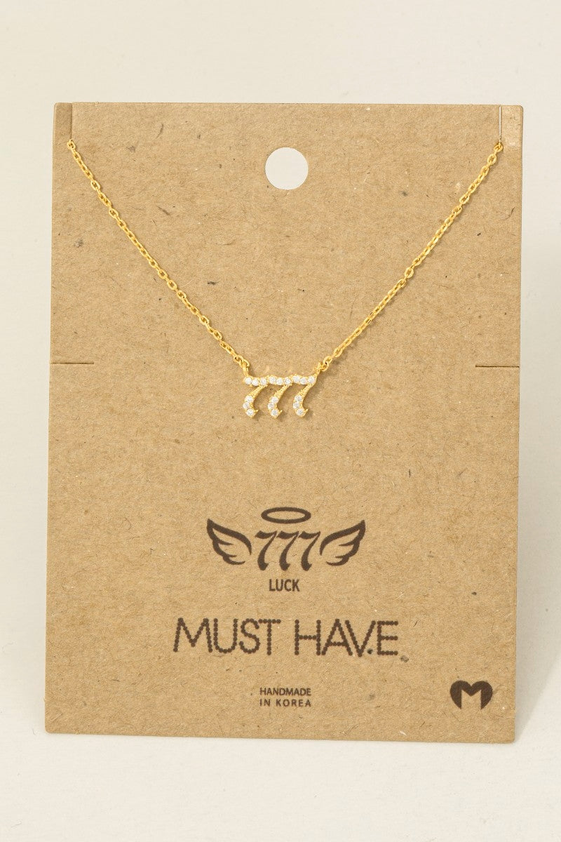 Angel Number Necklace