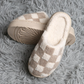 Platform Checkered Slipper
