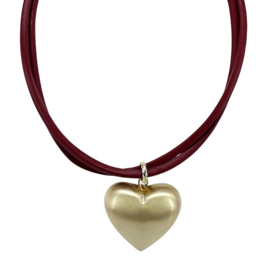 Puffy Heart Necklace