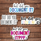 Document It Sticker Pack