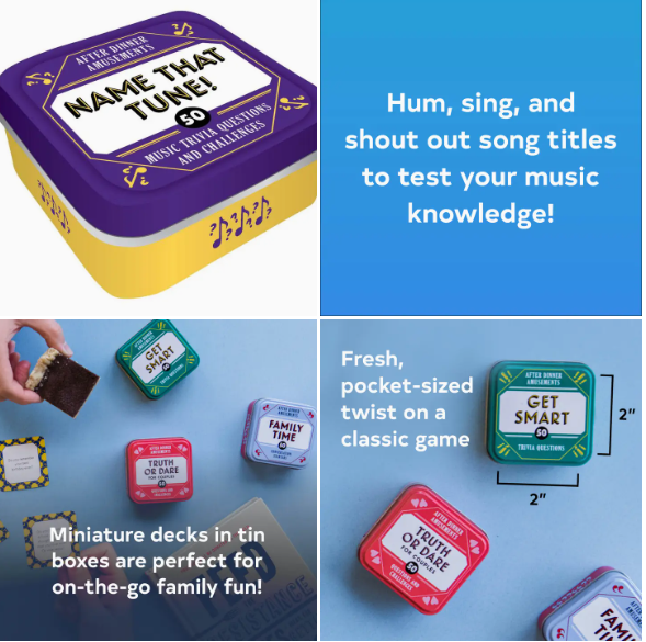 After Dinner Amusements Mini Games