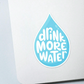 drink more water sticker