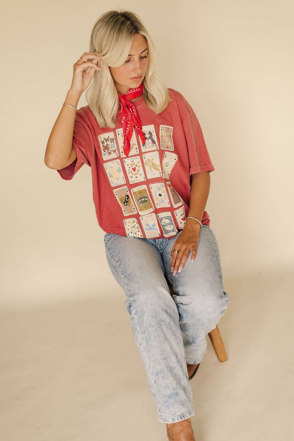 Wild Game Playing Card Graphic Tee