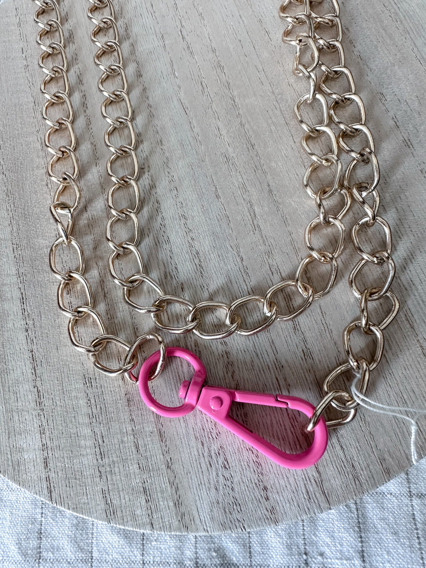 CCC Chain Clasp Necklace