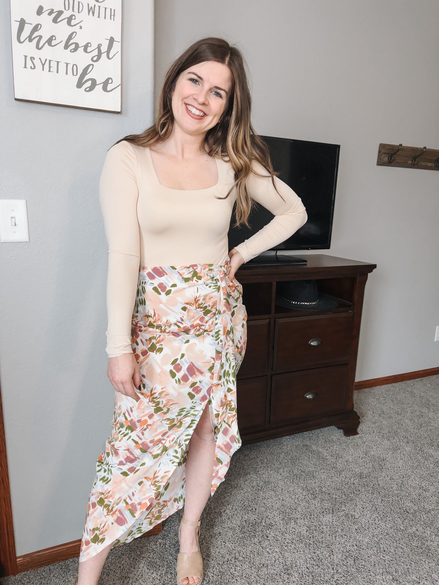 Tropez Abstract Skirt