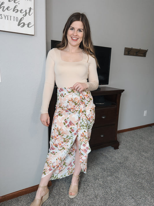 Tropez Abstract Skirt
